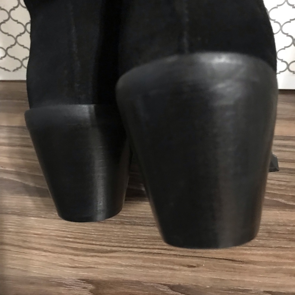 NWOT NA-KD Suede Cowboy Boots Size 8.5 - Picture 7 of 9